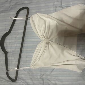 Edikted Cream Crop Top